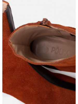 Botin artesanal marrón