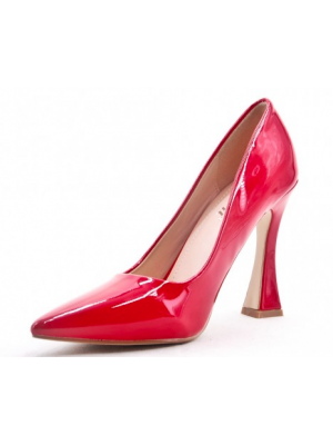 Zapato de tacón rojo